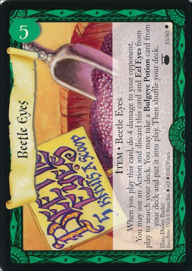 Harry Potter: Diagon Alley (Base Set) card 33 Beetle Eyes