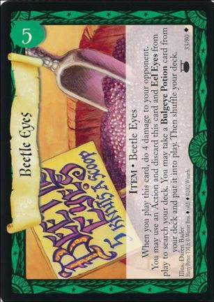 Harry Potter: Diagon Alley (Base Set) card 33 Beetle Eyes