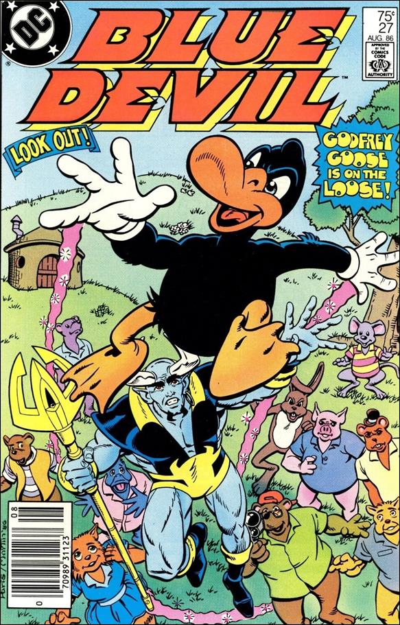 Blue Devil issue 27-B Newsstand Cover
