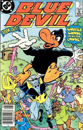 Blue Devil issue 27-B Newsstand Cover