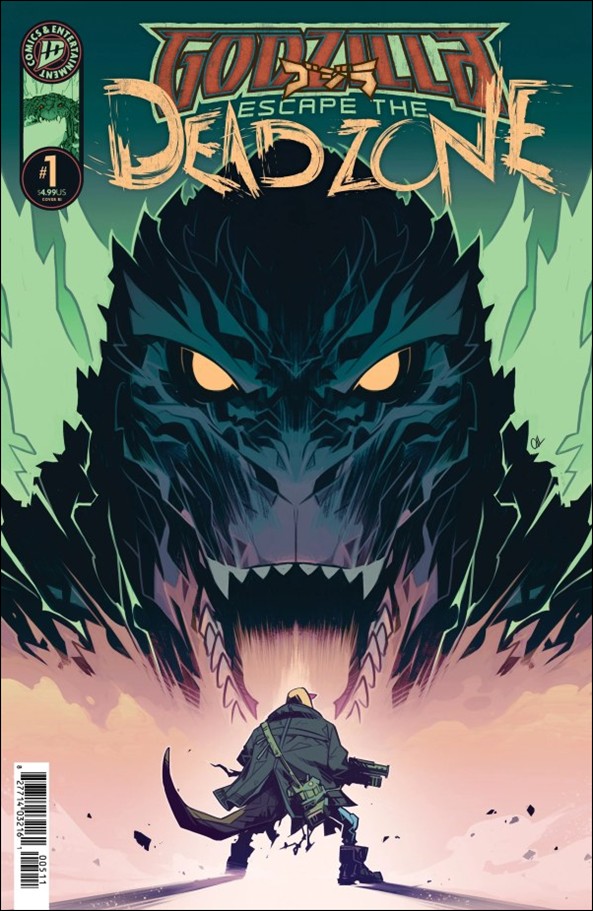 Godzilla: Escape the Deadzone issue 1-E Caspar Wijngaard 1:25 Cover
