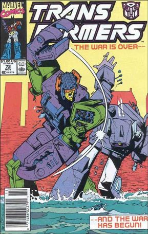Transformers (1984) issue 72-B Newsstand Cover