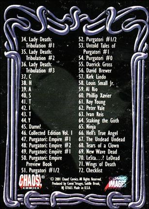 Lady Death and the Women of Chaos!: Love Bites (Base Set) Cover Image 2
