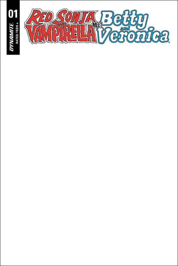 Red Sonja and Vampirella Meet Betty and Veronica issue 1-H Blank Authentix Cover