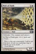 Magic the Gathering: 2010 Core Set (Base Set) card 40 Wall of Faith