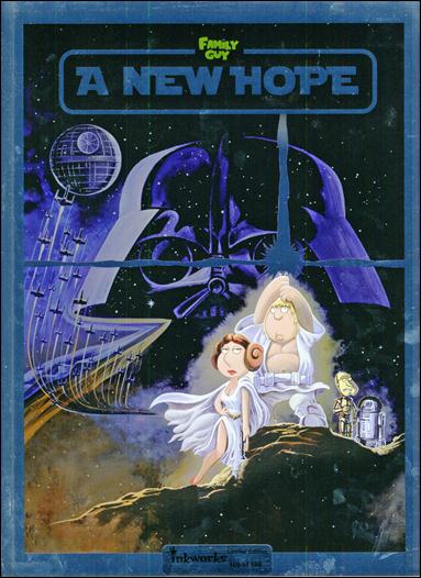 Family Guy Presents Episode IV A New Hope (Uncut Mini Press Sheet Subset) card nn 1/199
