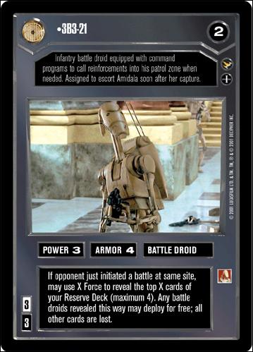 Star Wars: Theed Palace Limited (Base Set) card 9 3B3-21