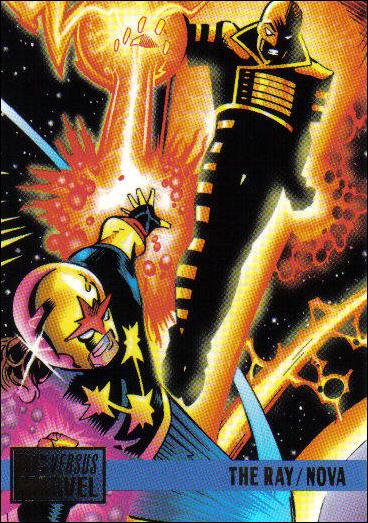DC Versus Marvel / Marvel Versus DC (Base Set) card 66 The Ray/Nova