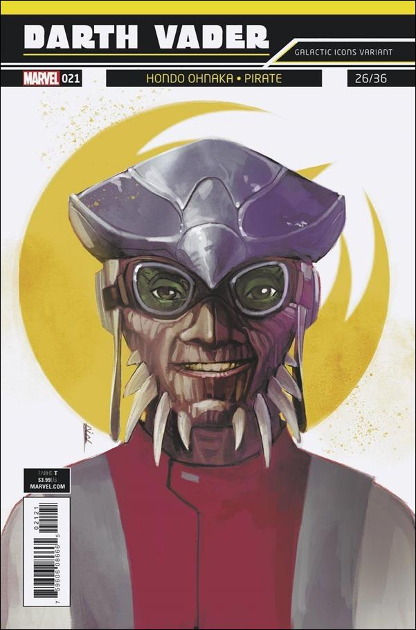 Darth Vader (2017) issue 21-B Rod Reis Galactic Icons Cover