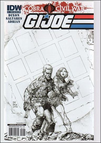 G.I. Joe (2011) issue 5-D "Days of Future Past" Convention Sketch Cover