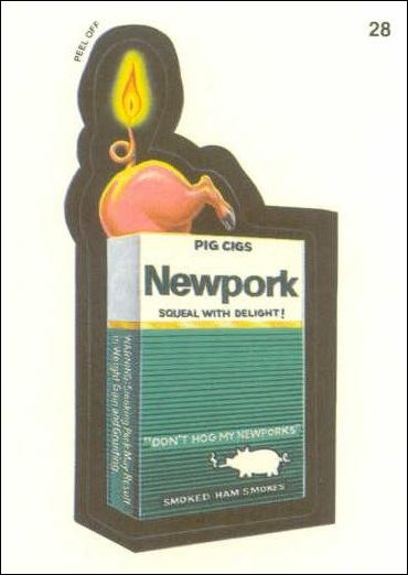 Wacky Packages (Base Set) card 28 Newpork