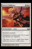 Magic the Gathering: Duel Decks: Divine vs. Demonic (Base Set) card 21 Serra's Embrace