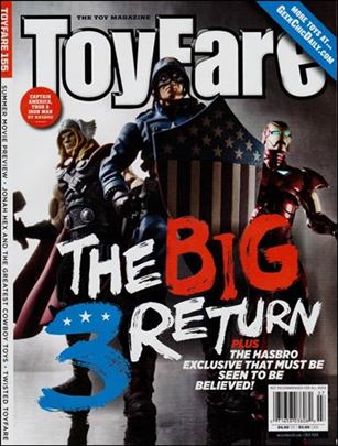 Toyfare: The Toy Magazine issue 155 Big 3 Cover