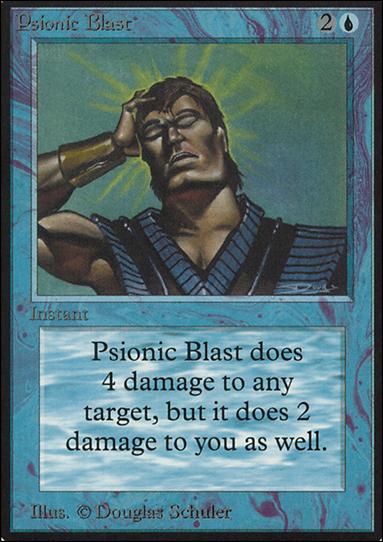 Magic the Gathering: Limited Edition Alpha (Base Set) card 74 Psionic Blast