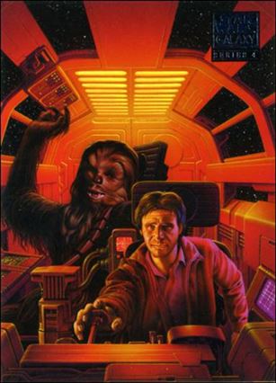 Star Wars Galaxy: Series 4 (Base Set) card 66 Old Friends, New Art