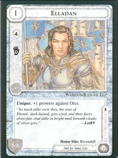 Middle-Earth: The Wizards (Base Set) card 133 Elladan