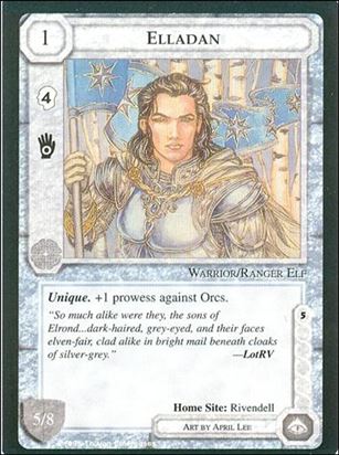 Middle-Earth: The Wizards (Base Set) card 133 Elladan