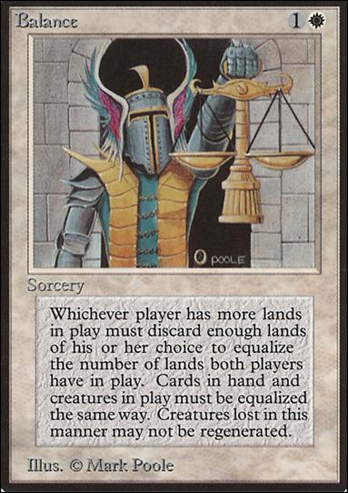 Magic the Gathering: Limited Edition Beta (Base Set) card 3 Balance