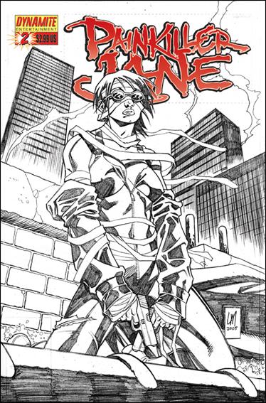 Painkiller Jane (2006) issue 2-F Lee Moder Sketch Cover 1:20