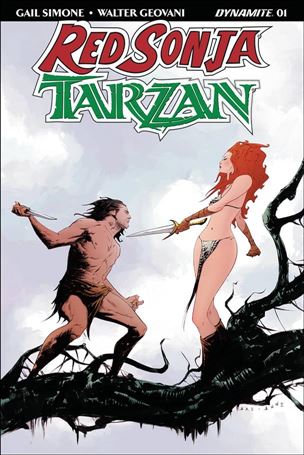 Red Sonja / Tarzan issue 1-B Jae Lee Cover