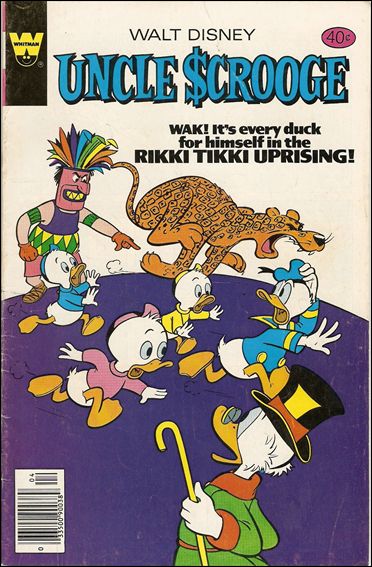 Walt Disney's Uncle Scrooge issue 163-B Whitman Cover 