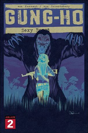 Gung-Ho: Sexy Beast issue 2-G Charlie Adlard 1:30 Negative Cover