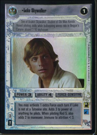 Star Wars: Reflections: A Collector's Bounty (Base Set) card 76 Luke Sklywalker