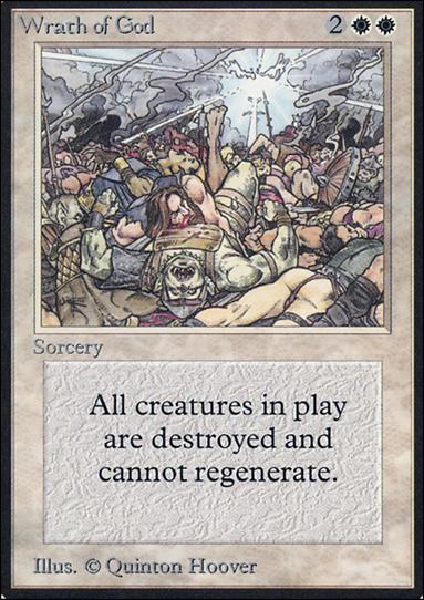 Magic the Gathering: Limited Edition Alpha (Base Set) card 45 Wrath of God