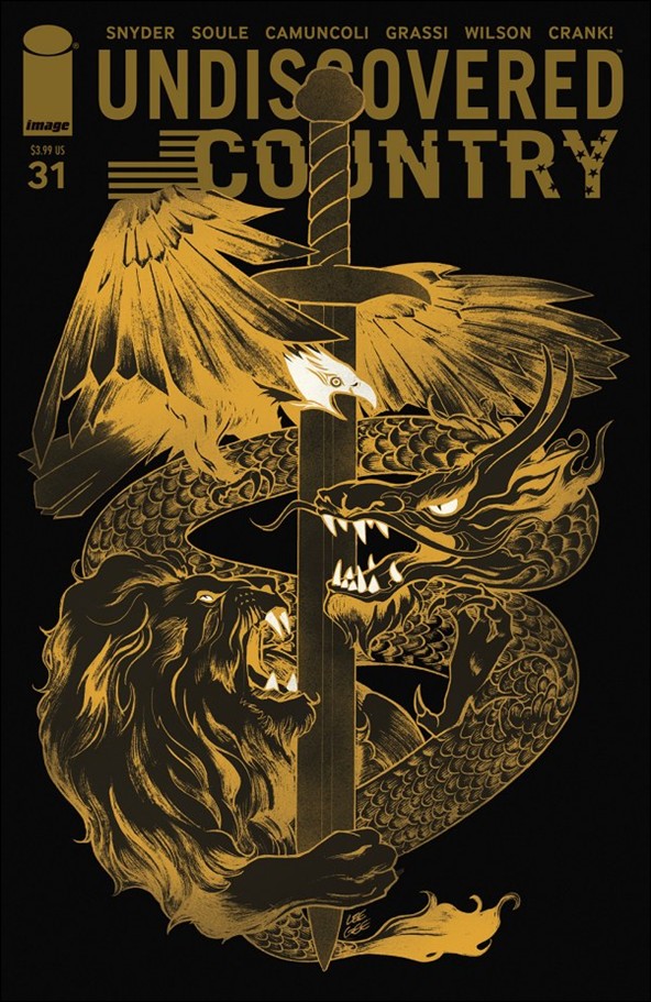 Undiscovered Country issue 31-C Lee Garbett Foil 1:20 Cover