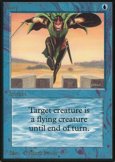 Magic the Gathering: Limited Edition Alpha (Base Set) card 60 Jump
