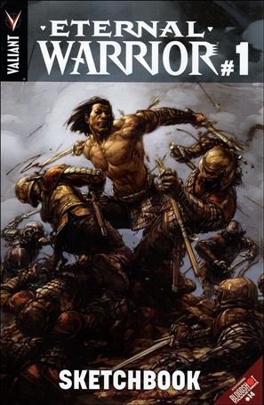 Eternal Warrior/Bloodshot and H.A.R.D. Corps Flip Sketchbook Cover Image 1