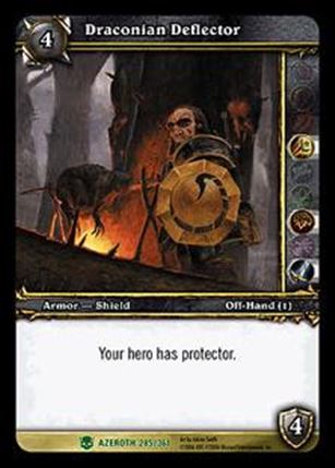 World of Warcraft: Heroes of Azeroth (Base Set) card 285 Draconian Deflector
