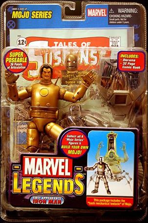 Marvel Legends (Mojo Series) figure 6 First Appearance Iron Man (Gold Armor)