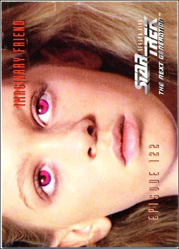 Star Trek: The Next Generation - The Episode Collection Season Five (Base Set) card 494 Imaginary Friend, Episode 122B