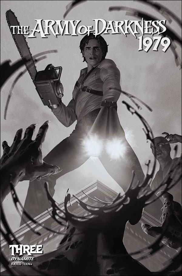 Army of Darkness 1979 issue 3-J Jung-Geun Yoon 1:20 Black & White Cover