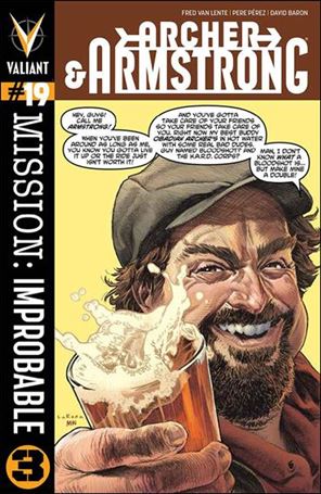 Archer & Armstrong (2012) issue 19 Lewis LaRosa Cover