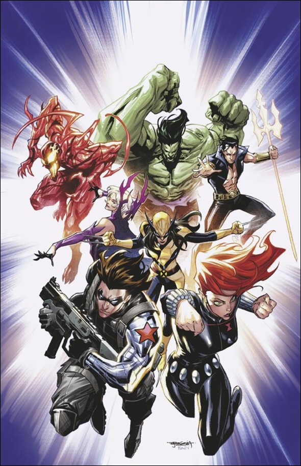 New Avengers (2025) issue 1-L Stephen Segovia Virgin 1:100 Cover