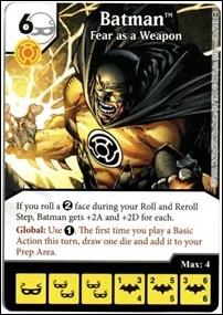DC Comics Dice Masters War of Light card 38 Batman: Fear as a Weapon