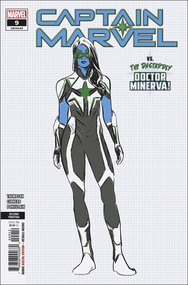 Captain Marvel (2019) issue 9-D Carmen Nunez Carnero Cover (2nd Printing)