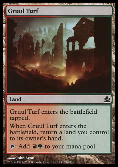 Magic the Gathering: Commander (Base Set) card 276 Gruul Turf