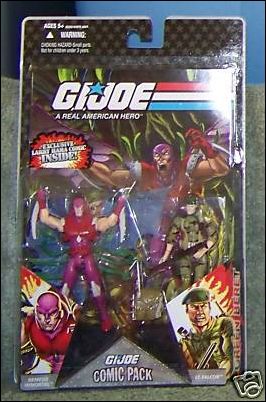 G.I. Joe 25th Anniversary Comic Packs figure 17 Nemsis Immortal and Lt Falcon