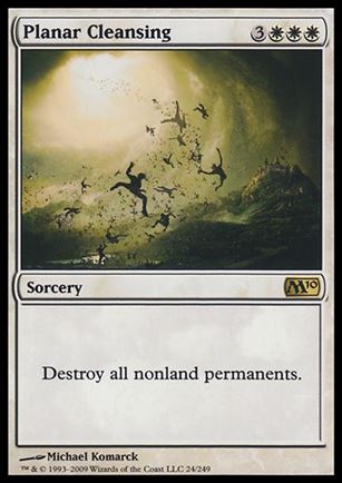 Magic the Gathering: 2010 Core Set (Base Set) card 24 Planar Cleansing