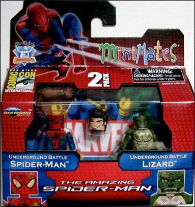 Marvel Minimates (Exclusives) figure 89 Underground Battle Spider-Man and Lizard 1/3000