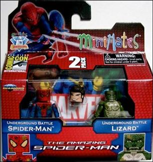 Marvel Minimates (Exclusives) figure 89 Underground Battle Spider-Man and Lizard 1/3000
