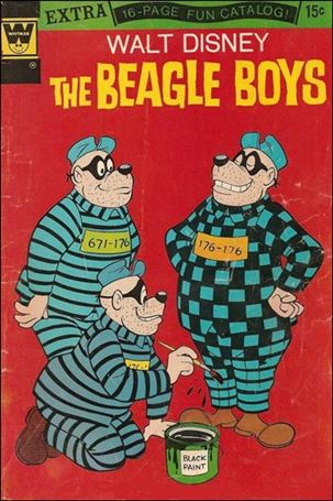 Walt Disney the Beagle Boys issue 15-B Whitman Cover