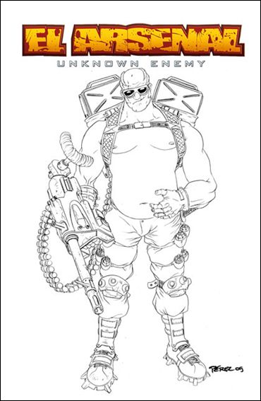 El Arsenal issue 3-B White Sketch Cover