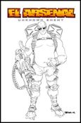 El Arsenal issue 3-B White Sketch Cover
