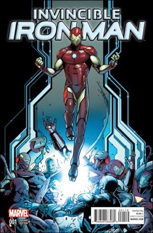 Invincible Iron Man (2015)  issue 1-Q Valerio Schitti Young Guns Cover