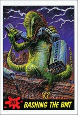 Dinosaurs Attack! (Base Set) card 20 Bashing the BMT