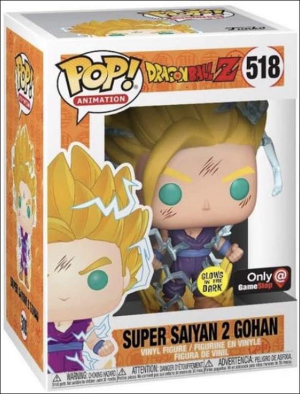 POP! Animation figure 518 Super Saiyan 2 Gohan